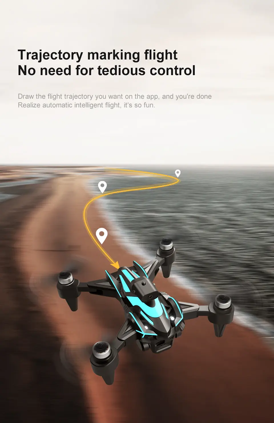 Minidron profesional K12 Max con cámara HD 8K, sistema de detección de obstáculos 9