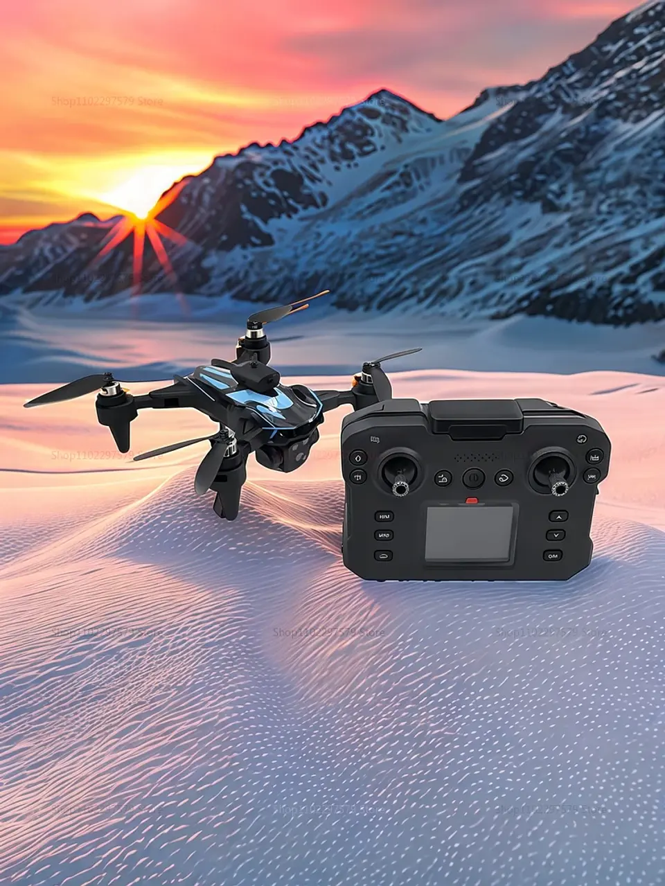 Minidron profesional K12 Max con cámara HD 8K, sistema de detección de obstáculos 12