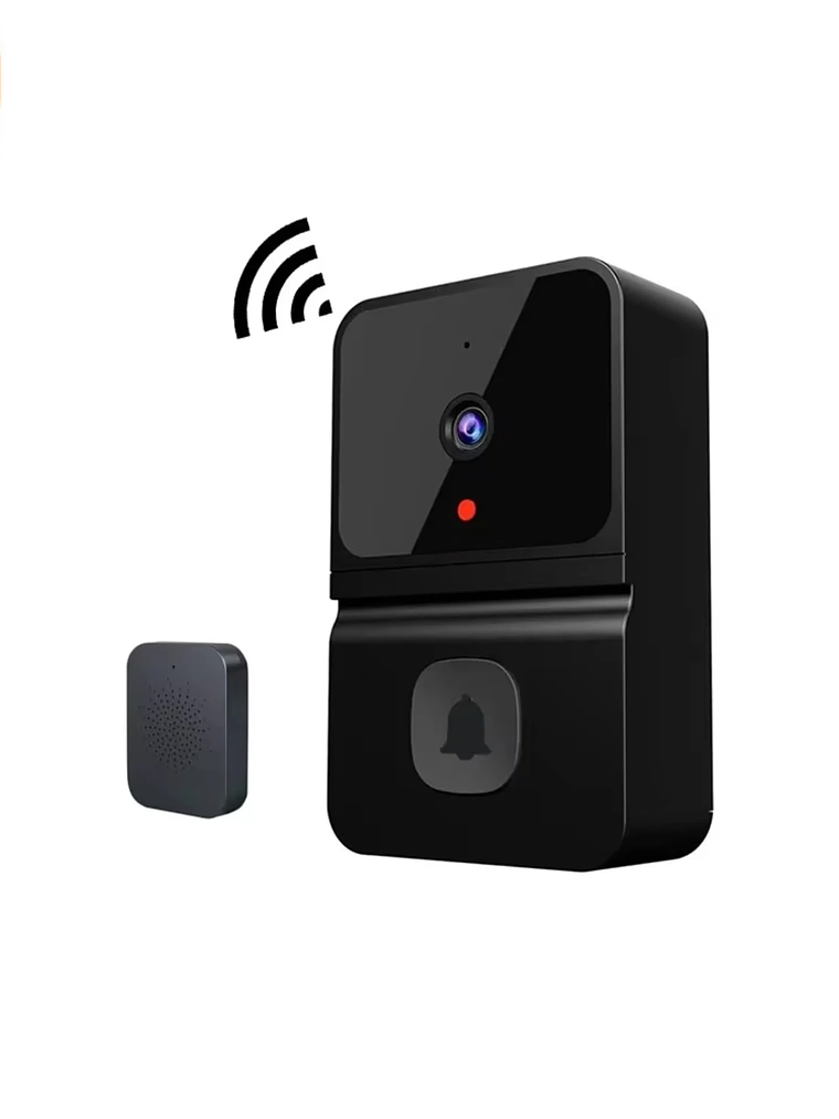 Timbres con vídeo WiFi Cámara inalámbrica Detección de movimiento PIR Alarma IR Seguridad Timbres inteligentes Intercomunicador WiFi 8