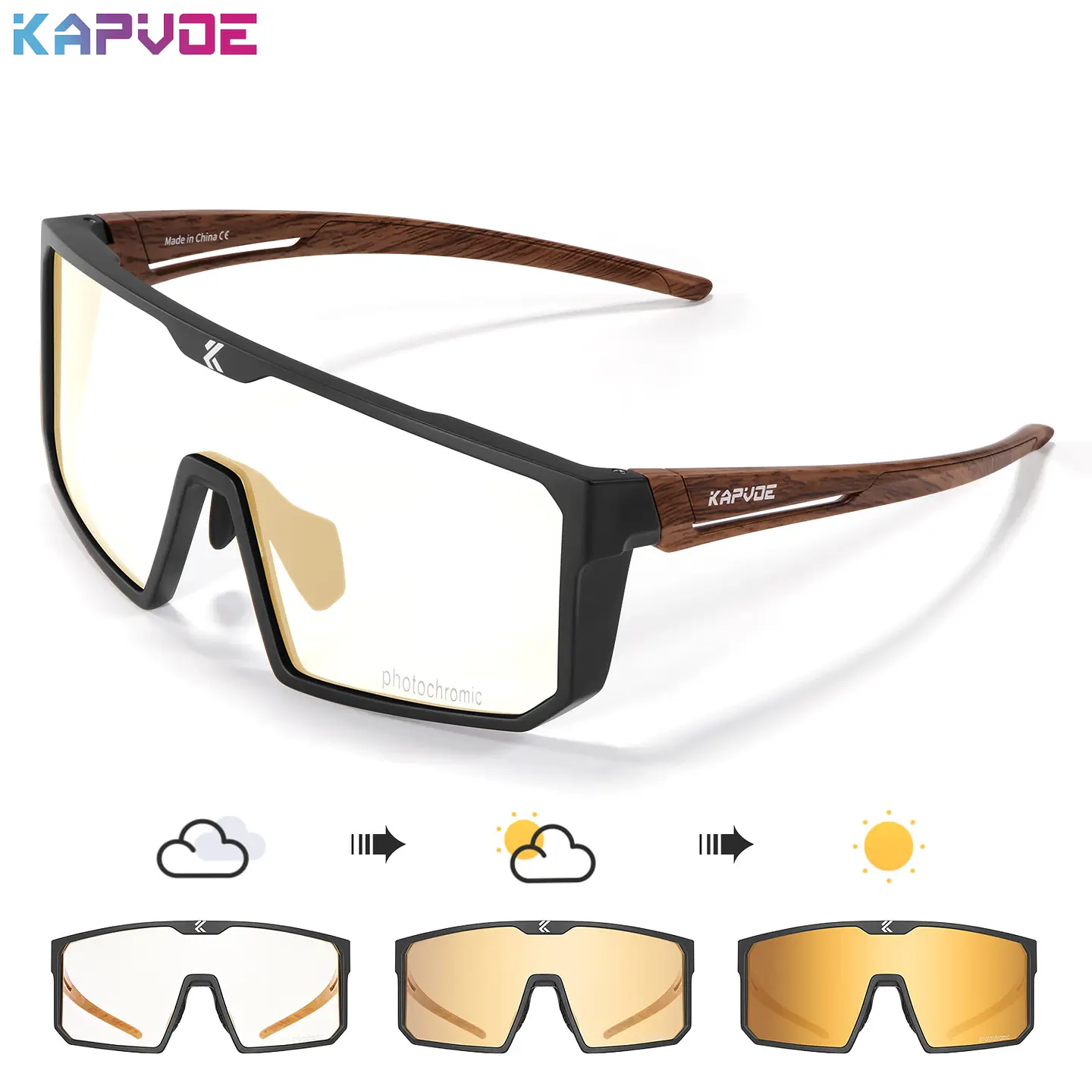 Lentes Fotocromaticos UV400 deportes al aire libre 8