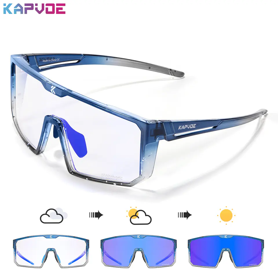 Lentes Fotocromaticos UV400 deportes al aire libre 15