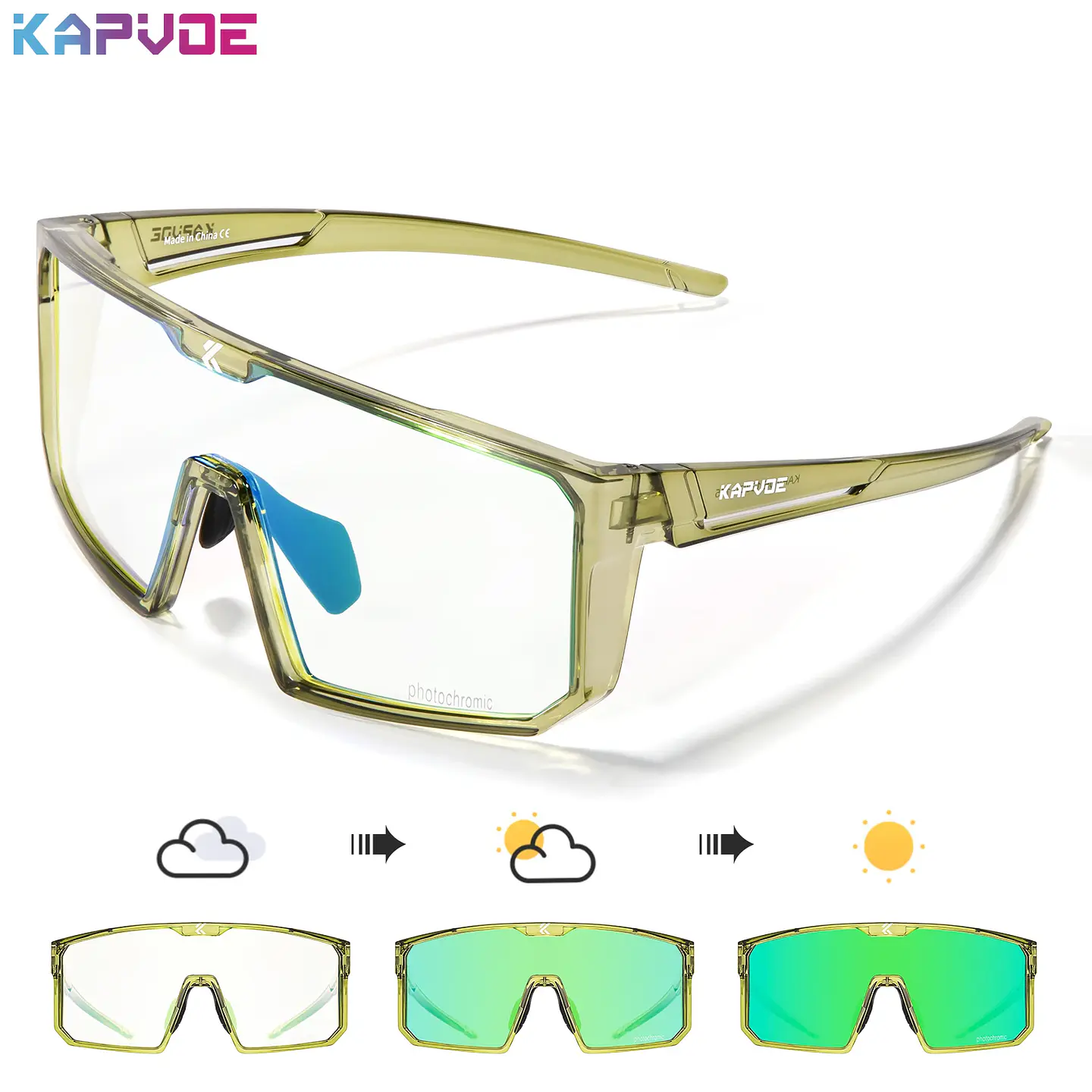 Lentes Fotocromaticos UV400 deportes al aire libre 17