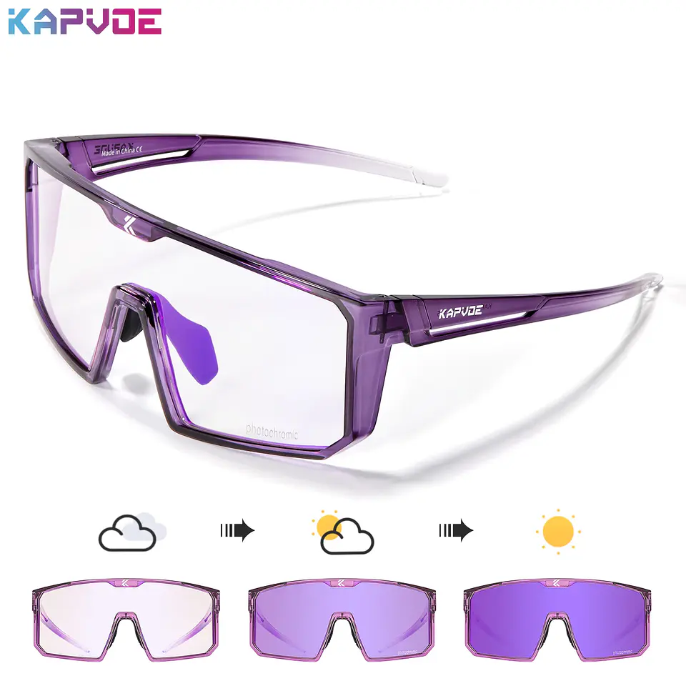 Lentes Fotocromaticos UV400 deportes al aire libre 18