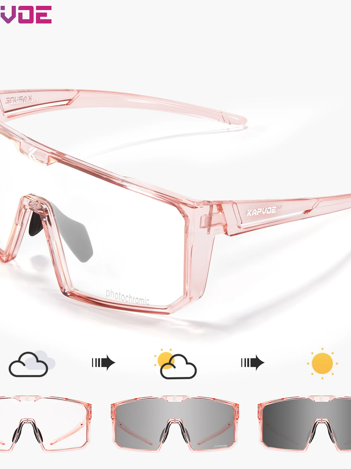 Lentes Fotocromaticos UV400 deportes al aire libre 20