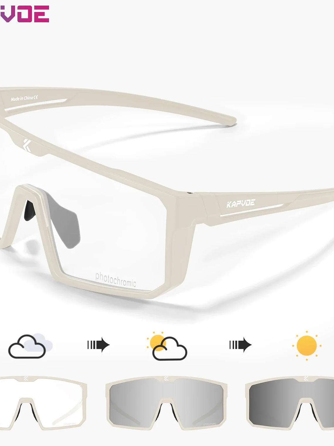 Lentes Fotocromaticos UV400 deportes al aire libre 22