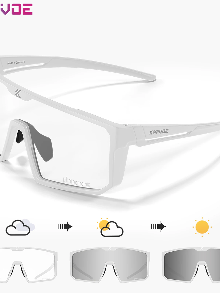 Lentes Fotocromaticos UV400 deportes al aire libre 23