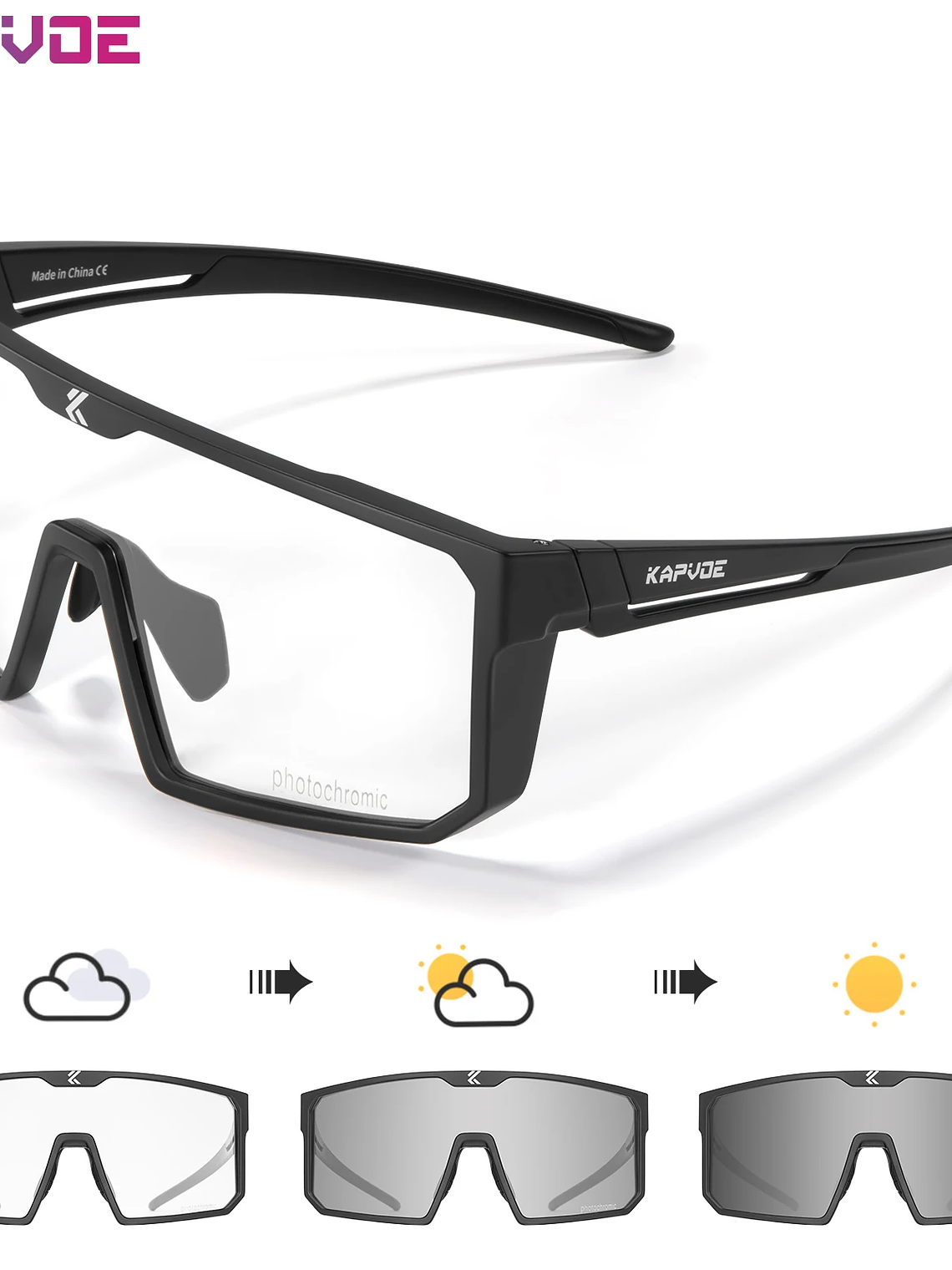 Lentes Fotocromaticos UV400 deportes al aire libre 24