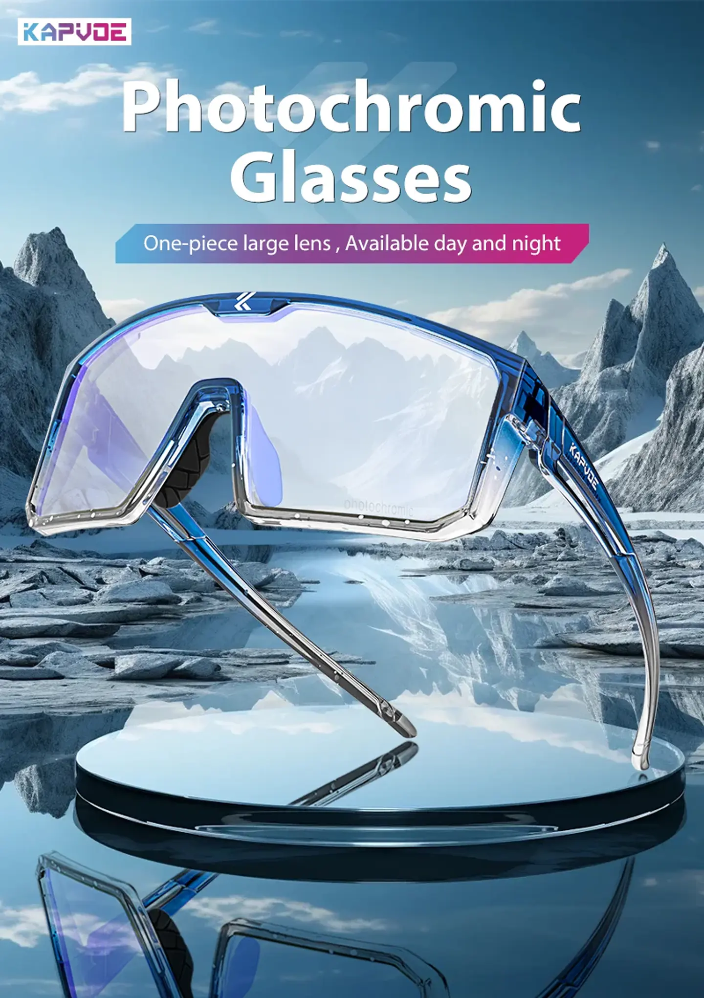 Lentes Fotocromaticos UV400 deportes al aire libre 25