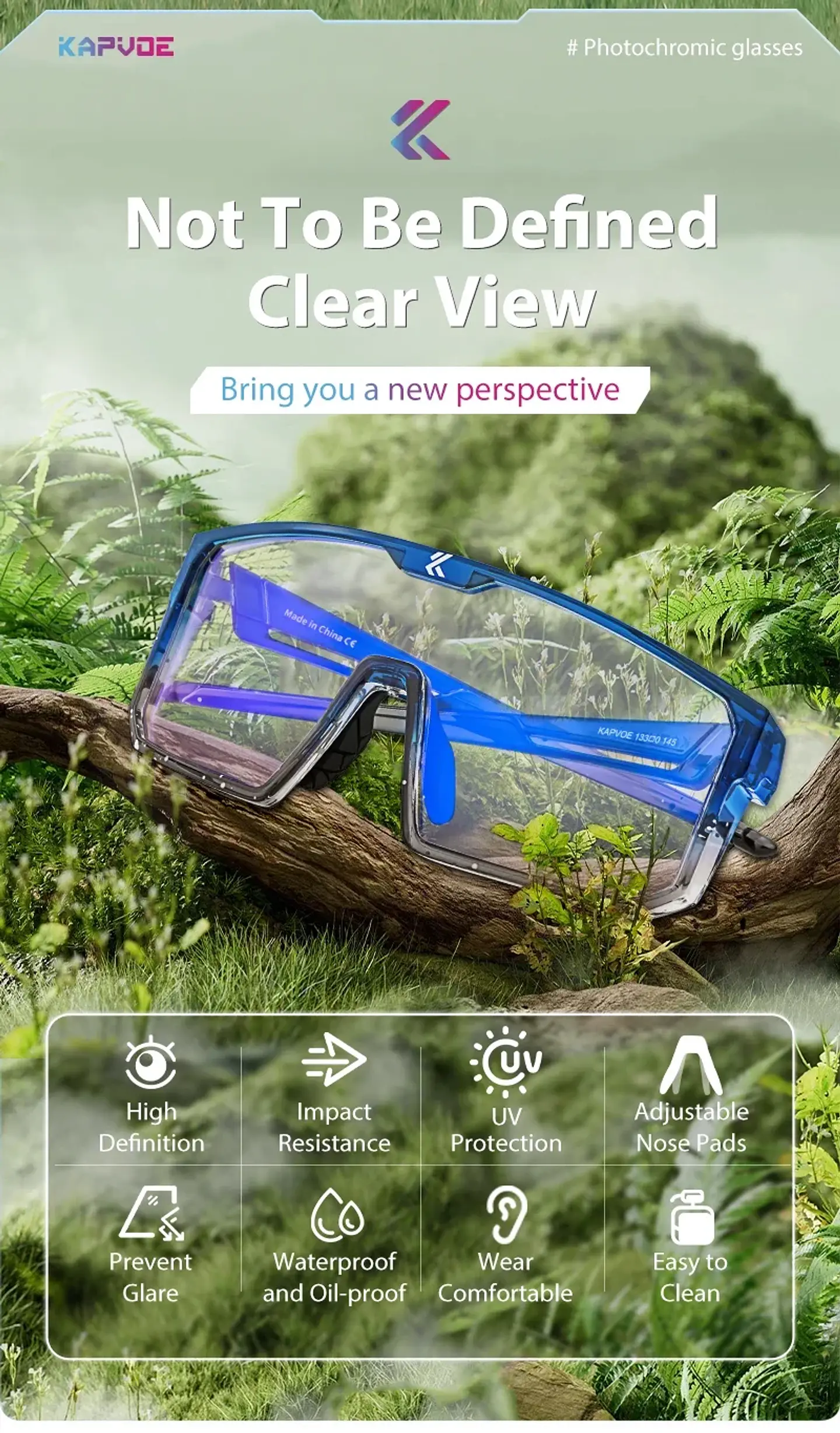 Lentes Fotocromaticos UV400 deportes al aire libre 26