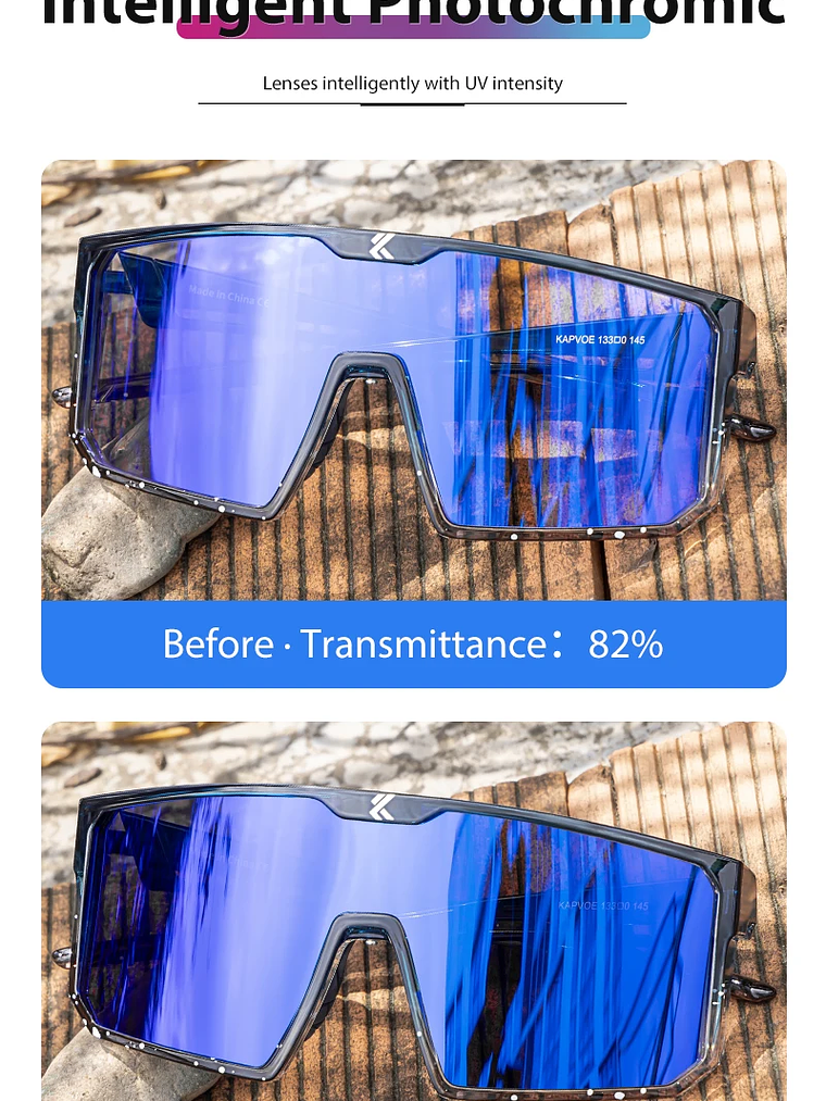 Lentes Fotocromaticos UV400 deportes al aire libre 27