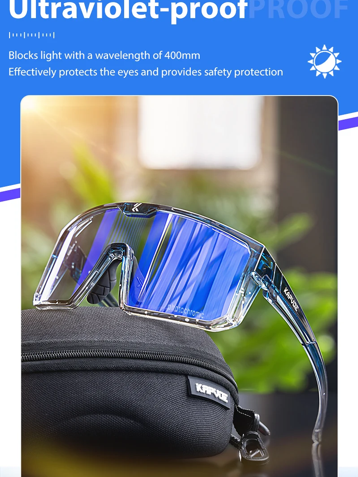 Lentes Fotocromaticos UV400 deportes al aire libre 28