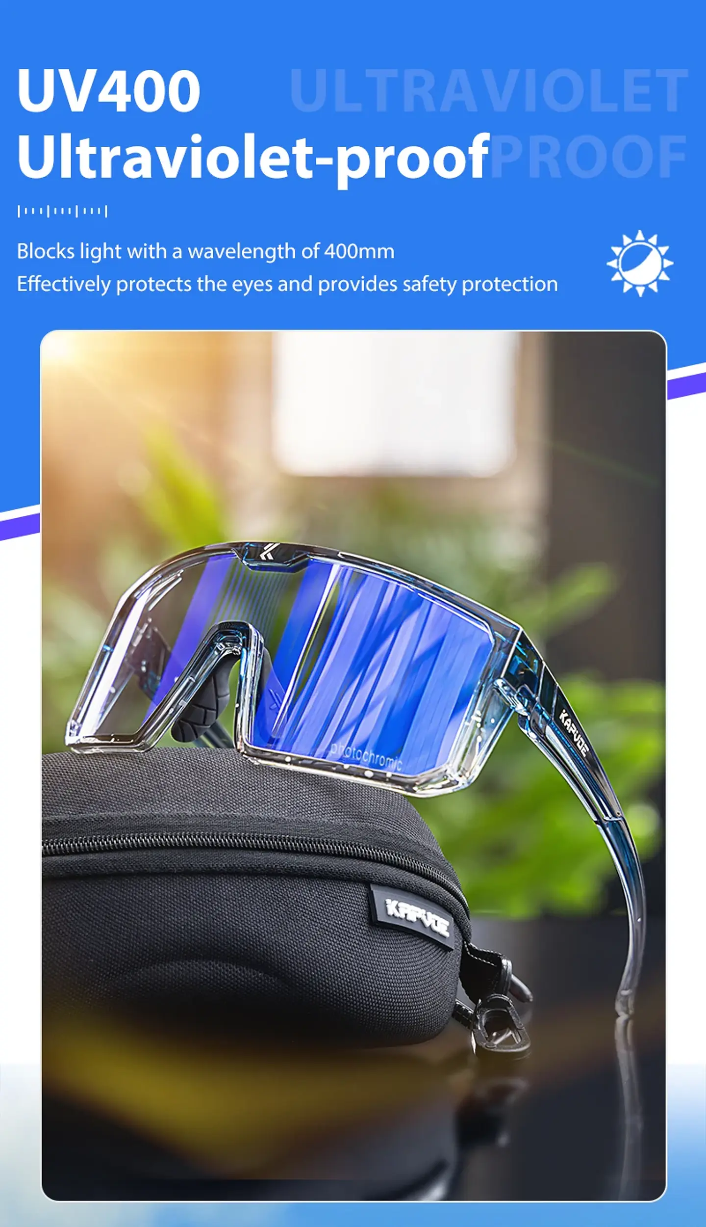 Lentes Fotocromaticos UV400 deportes al aire libre 28