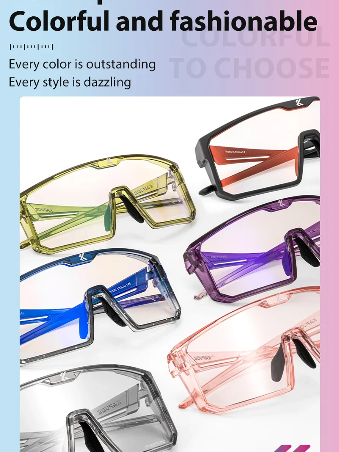 Lentes Fotocromaticos UV400 deportes al aire libre 32