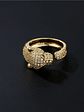 Anillo con incrustaciones de circonitas cúbicas de animales - Miniatura 3