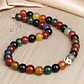 Collar redondo de cornalina de colores de piedra natural - Miniatura 4