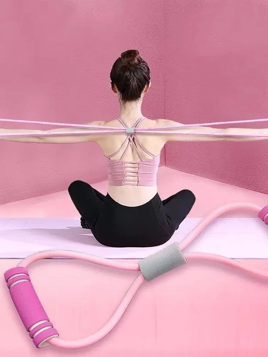 Bandas de resistencia con espuma para deporte en casa, accesorios de yoga y fitness 1