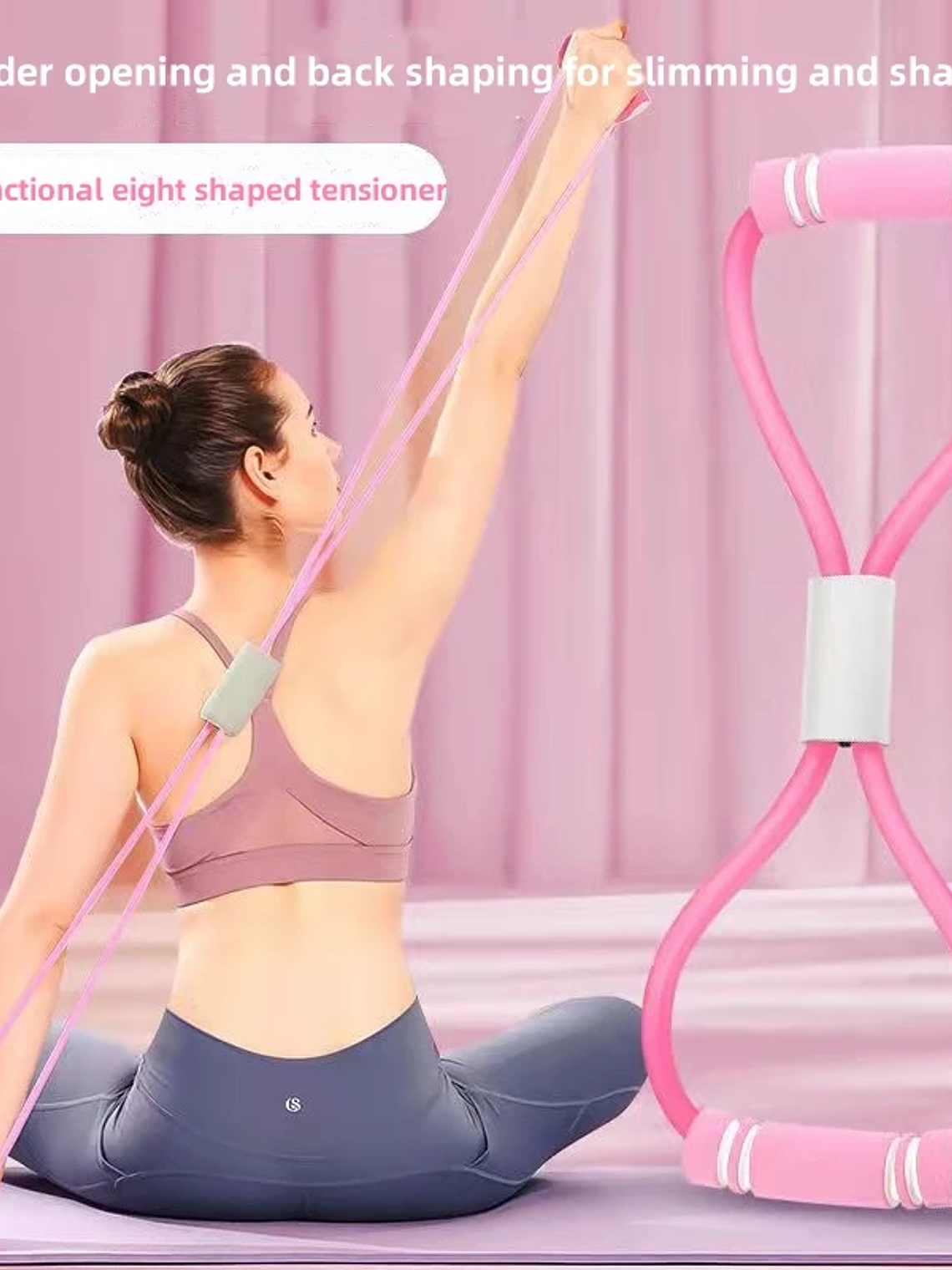 Bandas de resistencia con espuma para deporte en casa, accesorios de yoga y fitness 2