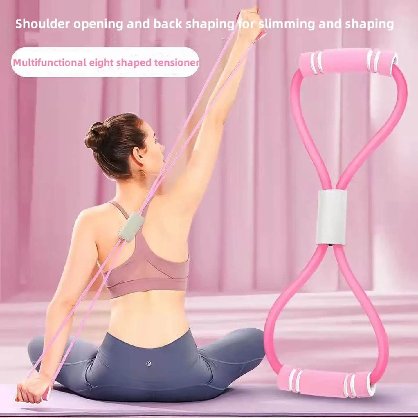 Bandas de resistencia con espuma para deporte en casa, accesorios de yoga y fitness 2