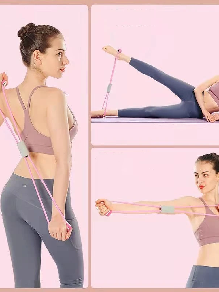 Bandas de resistencia con espuma para deporte en casa, accesorios de yoga y fitness 3