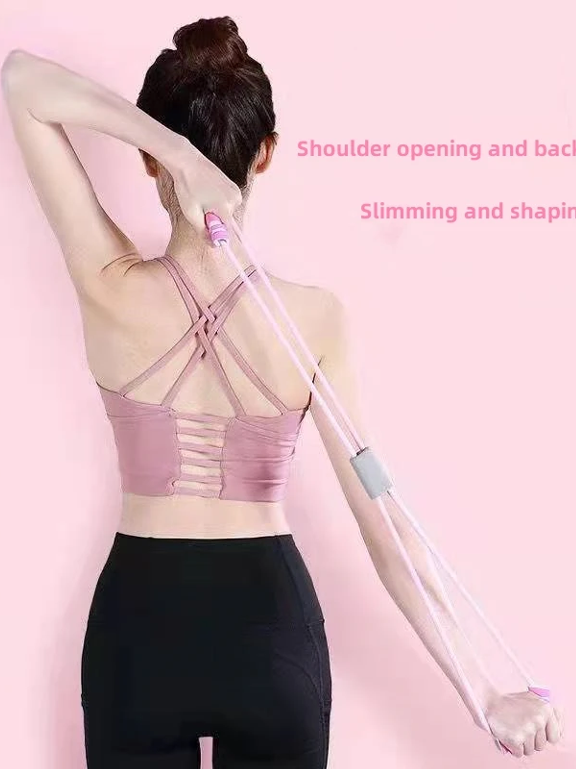 Bandas de resistencia con espuma para deporte en casa, accesorios de yoga y fitness 4