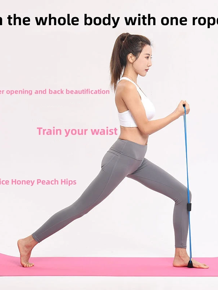 Bandas de resistencia con espuma para deporte en casa, accesorios de yoga y fitness 5