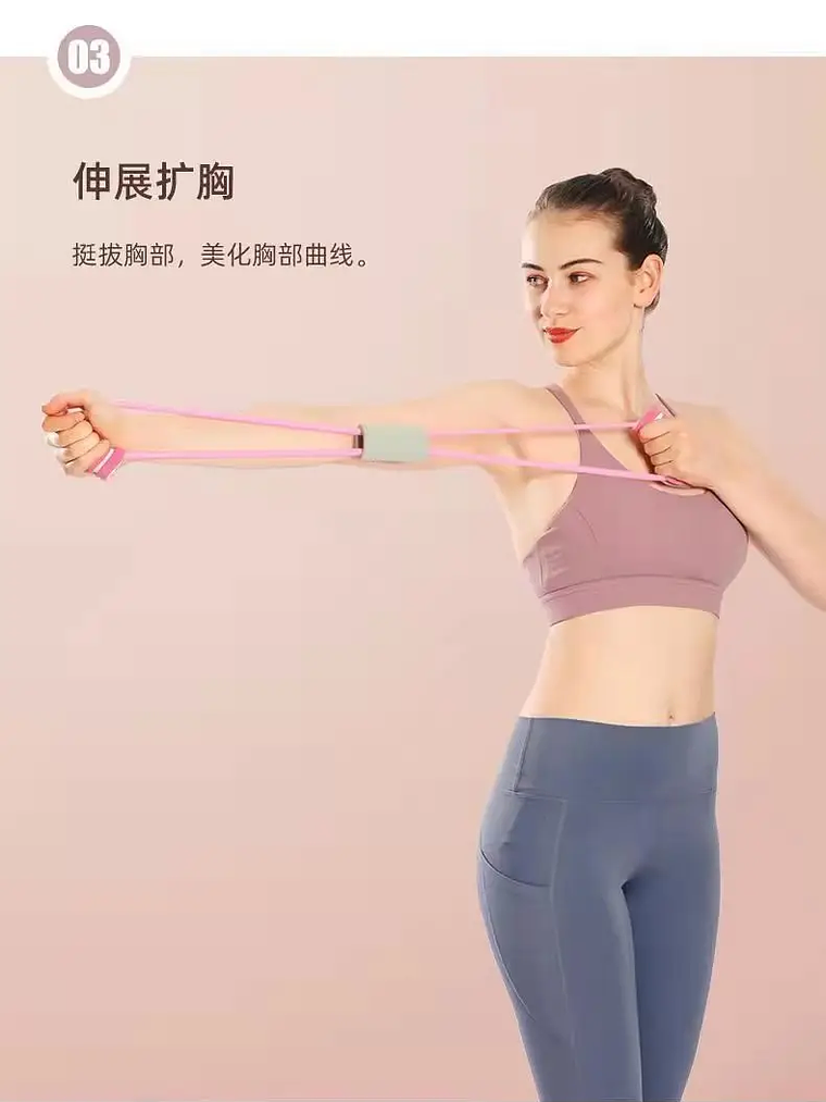 Bandas de resistencia con espuma para deporte en casa, accesorios de yoga y fitness 18