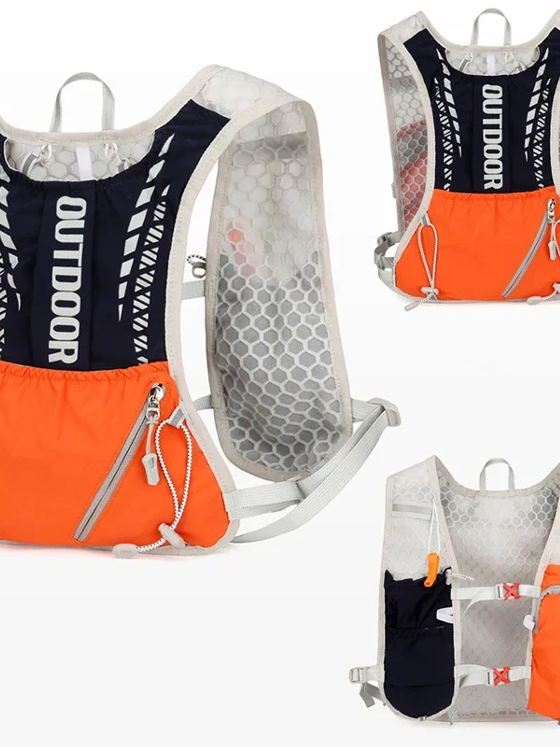 Chaleco de hidratación reflectante para correr 3