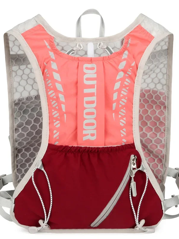 Chaleco de hidratación reflectante para correr 9