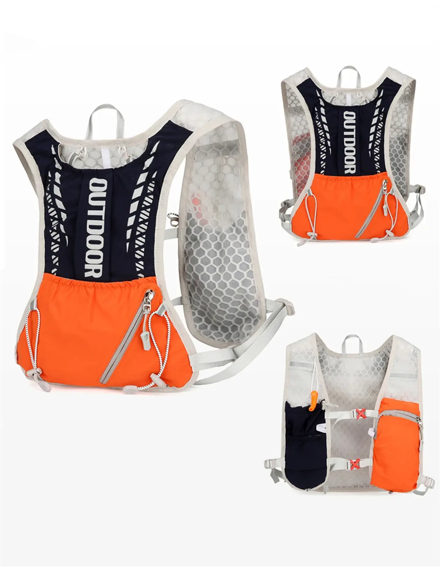 Chaleco de hidratación reflectante para correr 22