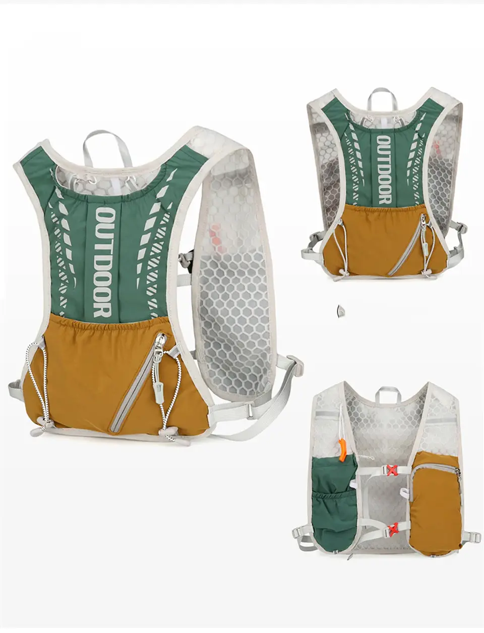 Chaleco de hidratación reflectante para correr 23