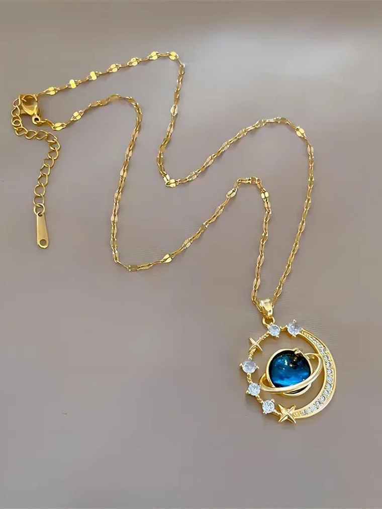 Collar con Colgante Estrellado  2