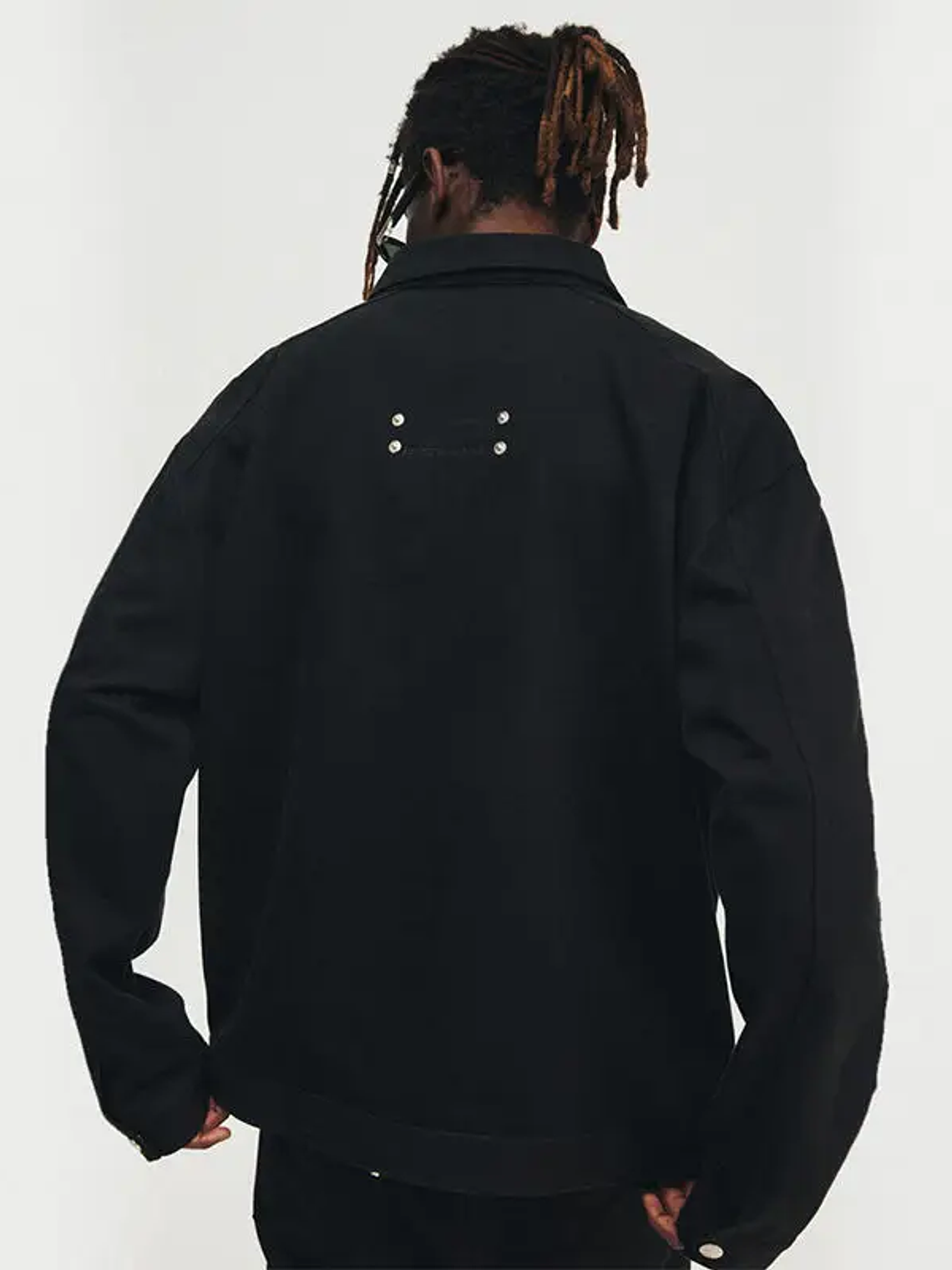 Chaqueta vaquera de estilo americano con tachuelas metálicas 1