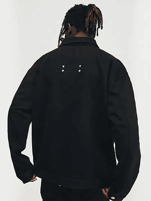 Chaqueta vaquera de estilo americano con tachuelas metálicas