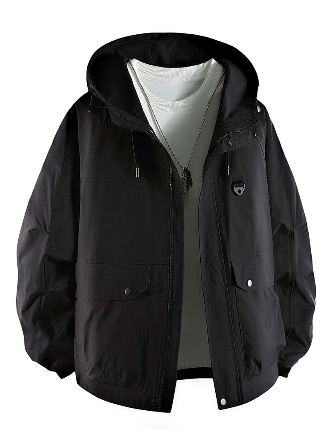 Chaqueta cortavientos con capucha 6