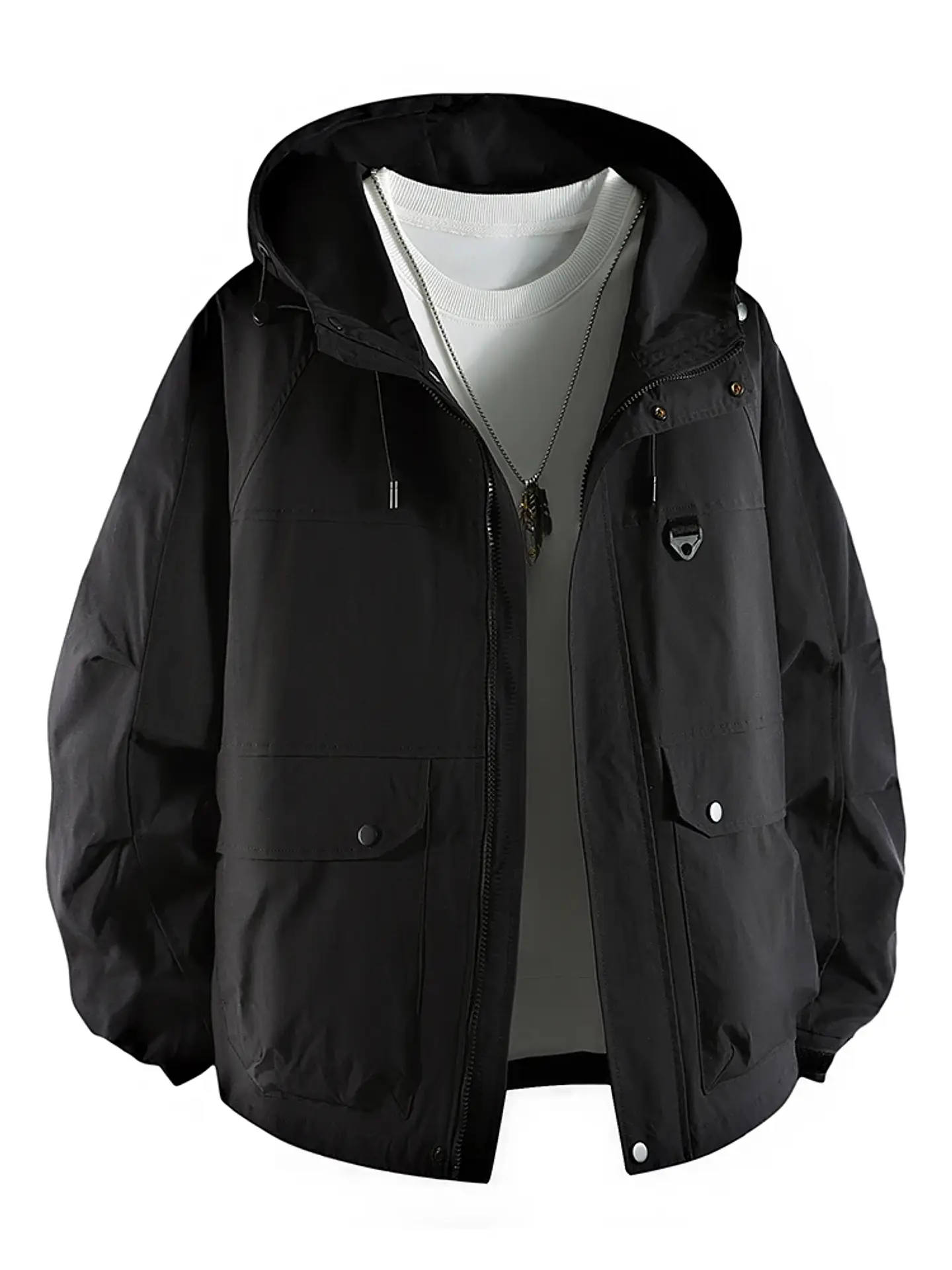 Chaqueta cortavientos con capucha 6