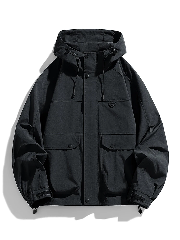 Chaqueta cortavientos con capucha 14