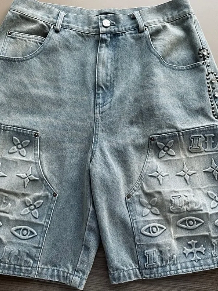 Bermuda holgados de estilo americano 1