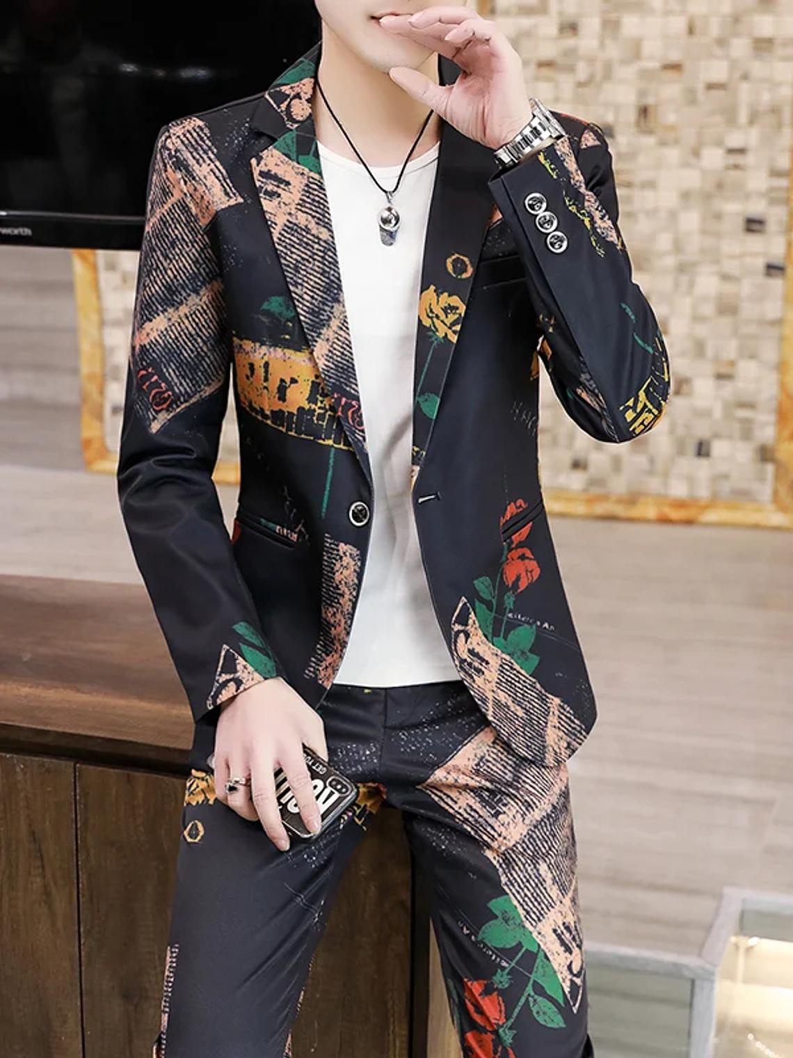 Elegante traje completo 3