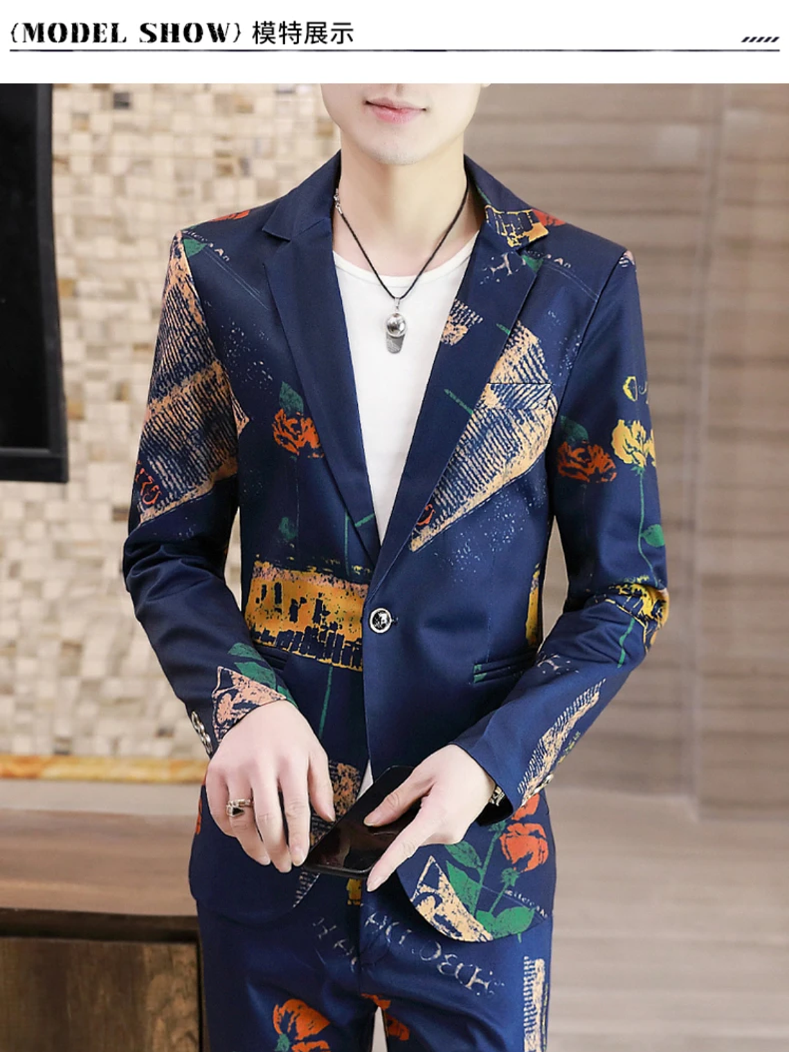 Elegante traje completo 8