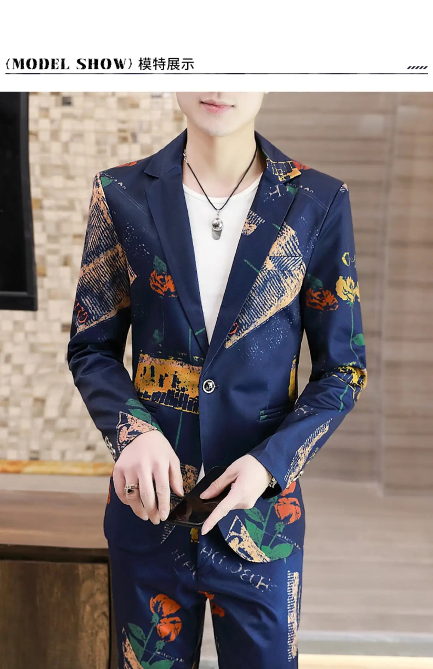 Elegante traje completo 8