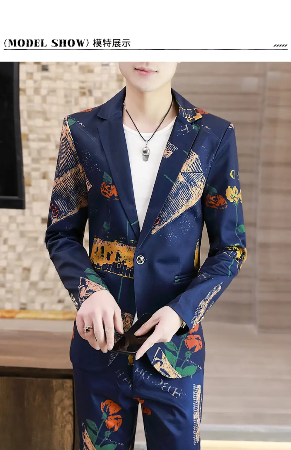 Elegante traje completo 8