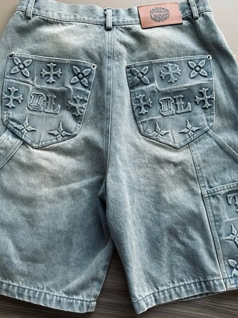 Bermuda holgados de estilo americano 6