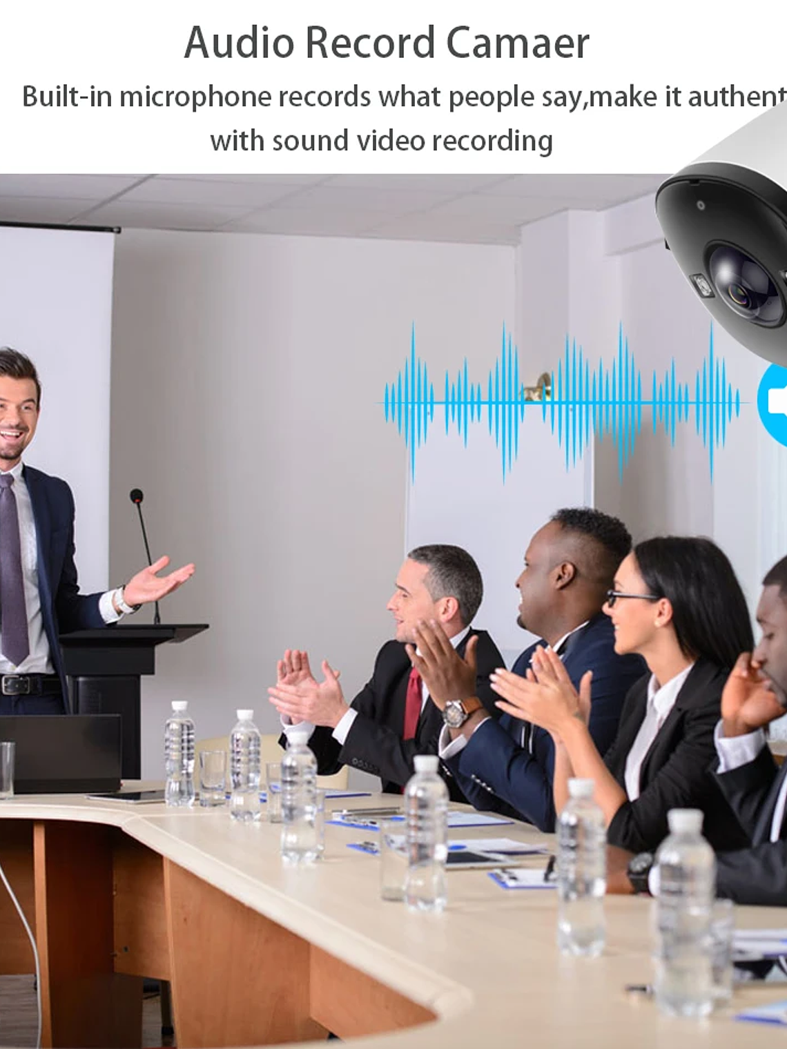 Lente gran angular ultra grande 4K 8MP POE IP Camara 5MP 4MP 1.6MM 2.8MM Alarma inteligente Visión nocturna a color Funciona con NVR Audio Onvif 2