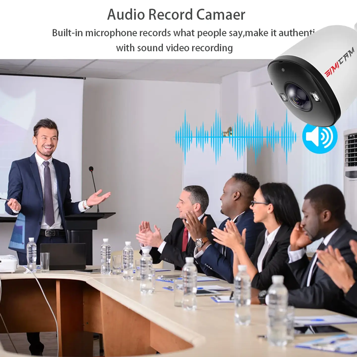 Lente gran angular ultra grande 4K 8MP POE IP Camara 5MP 4MP 1.6MM 2.8MM Alarma inteligente Visión nocturna a color Funciona con NVR Audio Onvif 2