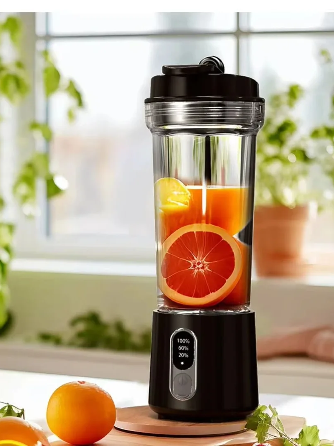 Nuevo exprimidor potente de 300 W, batería USB de 4000 mAh, licuadora multiusos 1