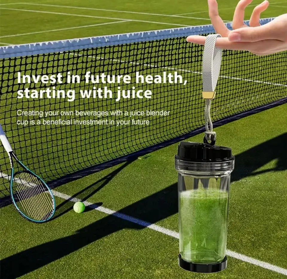 Nuevo exprimidor potente de 300 W, batería USB de 4000 mAh, licuadora multiusos 2