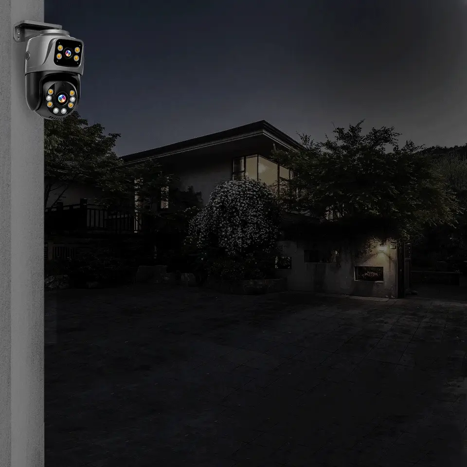 Sistema de vigilancia Movols XMEYE PoE de 6 MP con doble lente, cámara de seguridad PTZ con audio bidireccional y NVR de 16 canales. 5