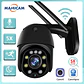 Cámara IP domo PTZ de 5 MP con WiFi, resolución 1080p HD, para exteriores, seguridad y vigilancia CCTV inalámbrica - Miniatura 2