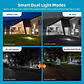 Cámara de vigilancia WiFi doble lente, zoom digital , cámaras IP PTZ de seguridad para exteriores - Miniatura 6