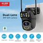 Cámara de vigilancia WiFi doble lente, zoom digital , cámaras IP PTZ de seguridad para exteriores - Miniatura 7